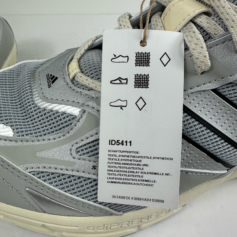 Men Adidas Spiritian 2000 Matte Silver/Silver Metallic/Gray Size 11.5 (ID5411) - Picture 9 of 11
